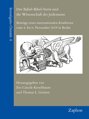 cover image of Der Babel-Bibel-Streit und die Wissenschaft des Judentums